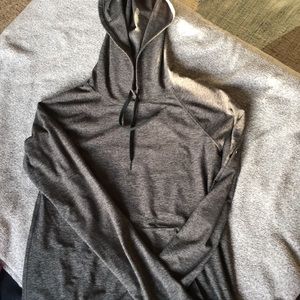 Outdoor voices cloudknit hoodie grey